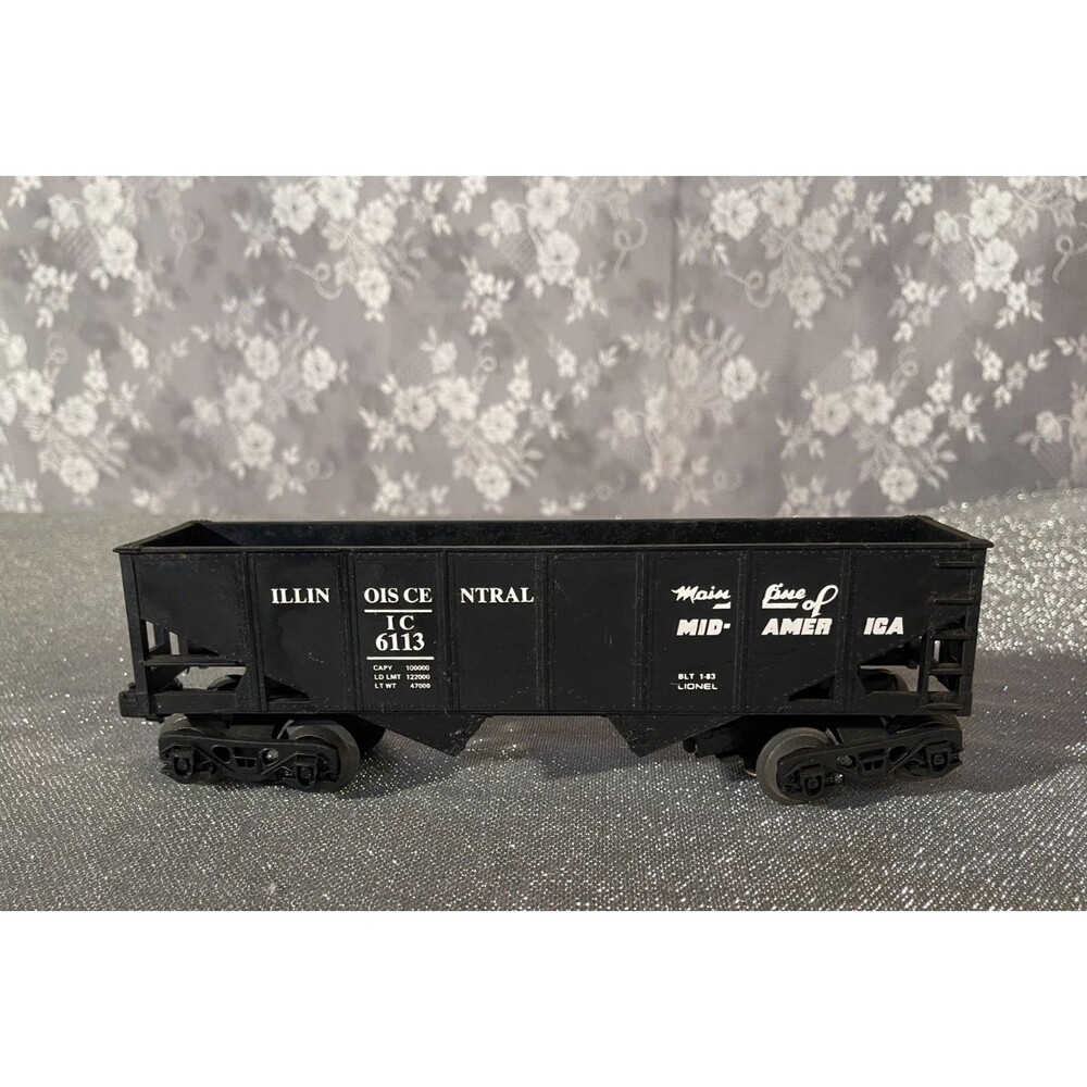 Lionel 6113 Illinois Central Two-Bay Hopper O / O-27 Gauge Traditional 1983